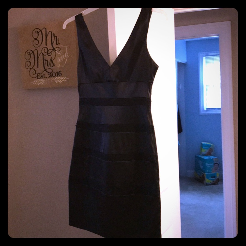 Black cocktail dress